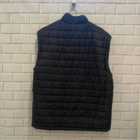 LA GATE collection USA black men quilted puffer vest/size XL - Picture 2 of 8